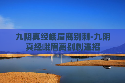 九阴真经峨眉离别刺-九阴真经峨眉离别刺连招
