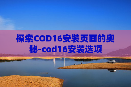 探索COD16安装页面的奥秘-cod16安装选项