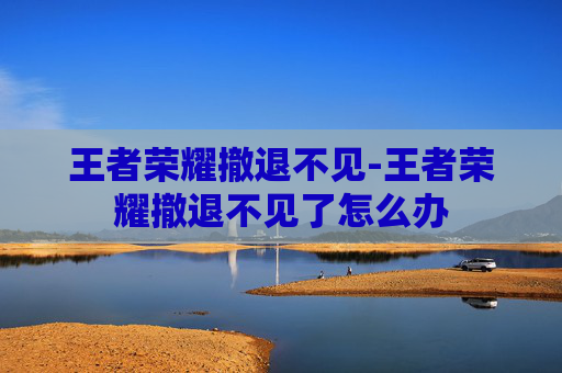 王者荣耀撤退不见-王者荣耀撤退不见了怎么办