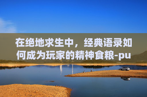 在绝地求生中，经典语录如何成为玩家的精神食粮-pubg经典语录