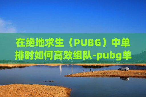 在绝地求生(PUBG)中单排时如何高效组队-pubg单排怎么能排到一起 在绝地求生(PUBG)中单排时如何高效组队-pubg单排怎么能排到一起