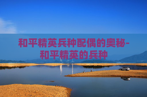 和平精英兵种配偶的奥秘-和平精英的兵种