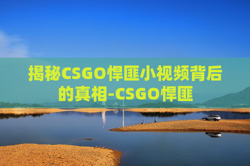 揭秘CSGO悍匪小视频背后的真相-CSGO悍匪 揭秘CSGO悍匪小视频背后的真相-CSGO悍匪